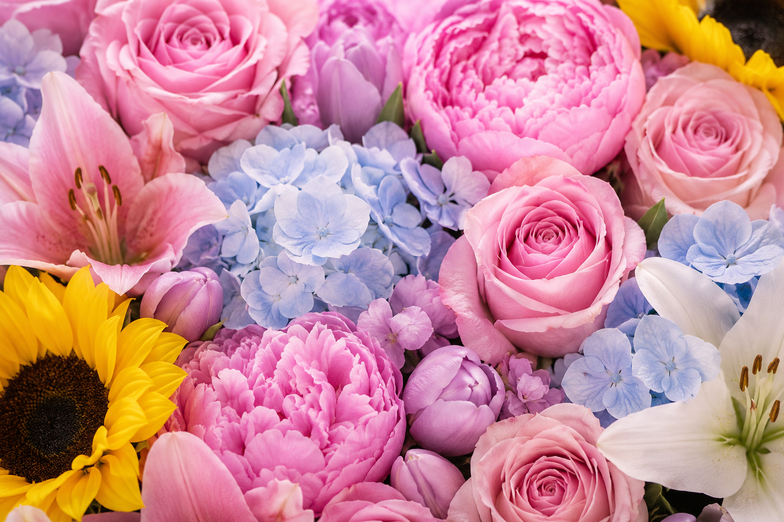 Banner floral con cita destacada