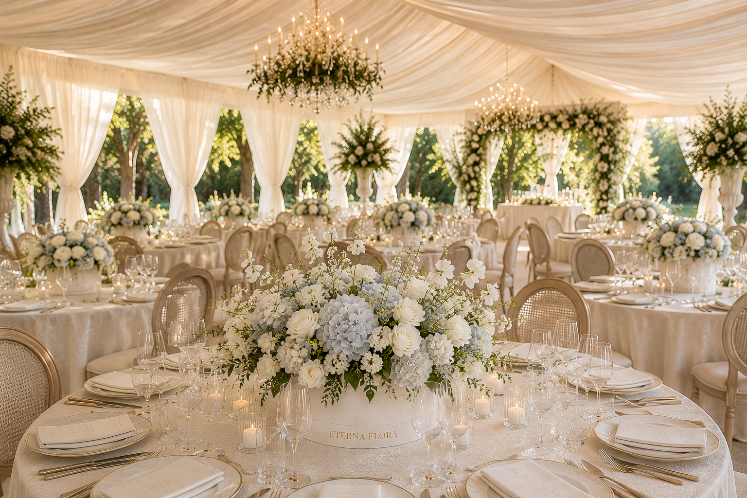 Arreglo floral para eventos de Eterna Flora